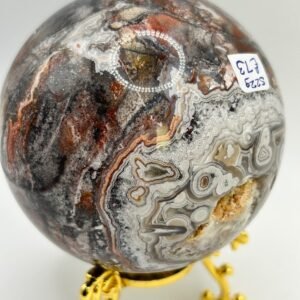 Mexican Crazy Lace Agate Sphere