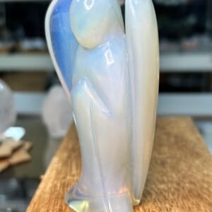 Opalite Angel Carving