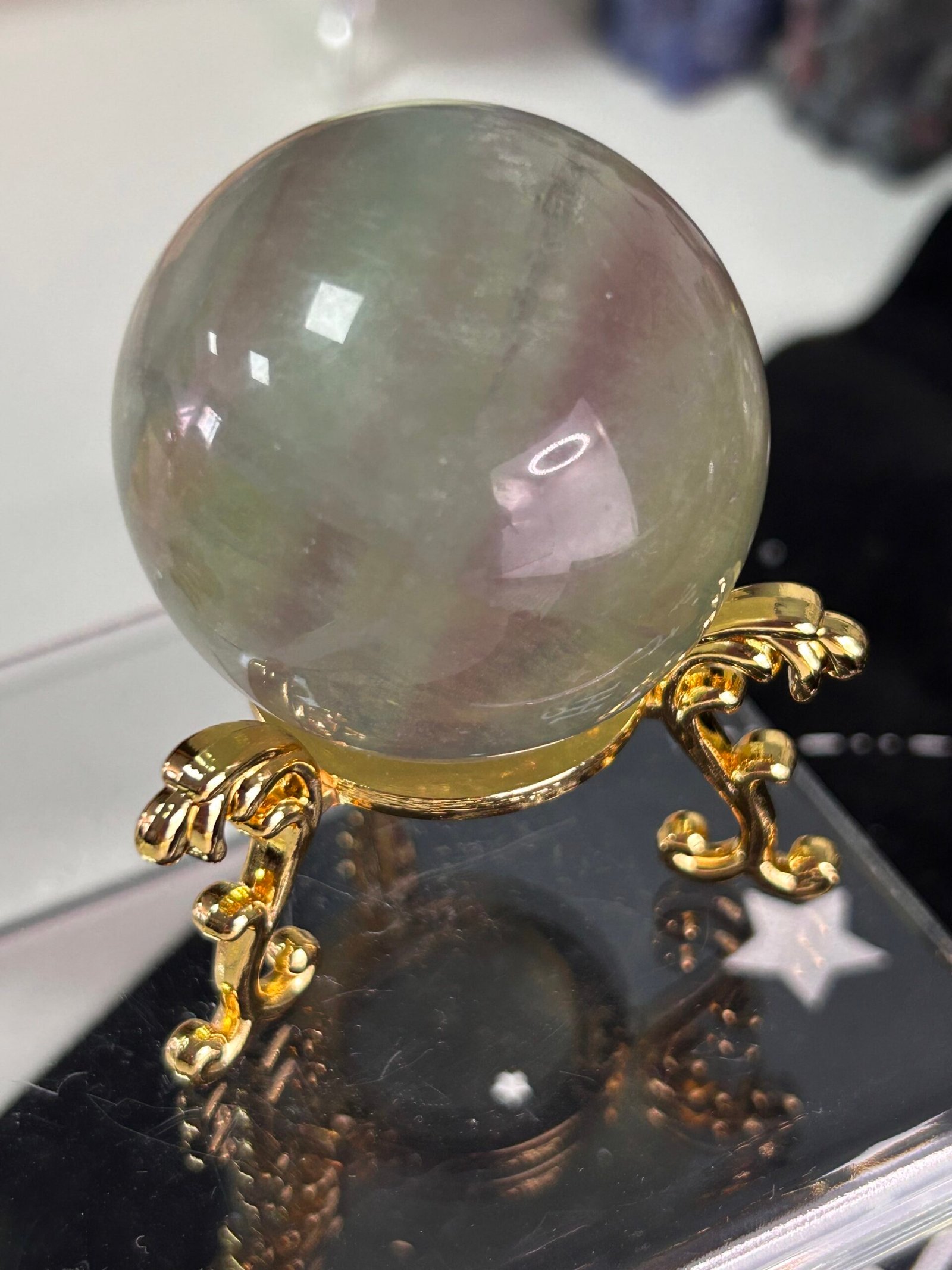 Rainbow (Candy) Fluorite Sphere