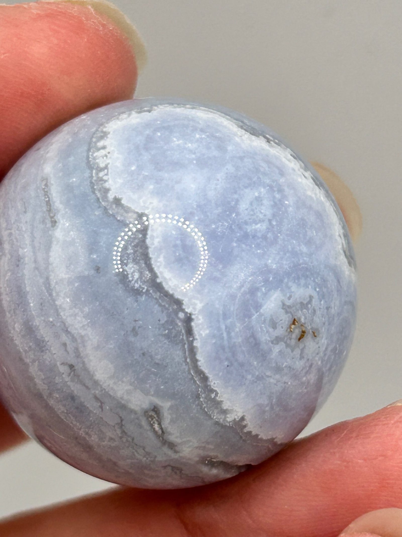 Blue Lace Agate Sphere - Image 7