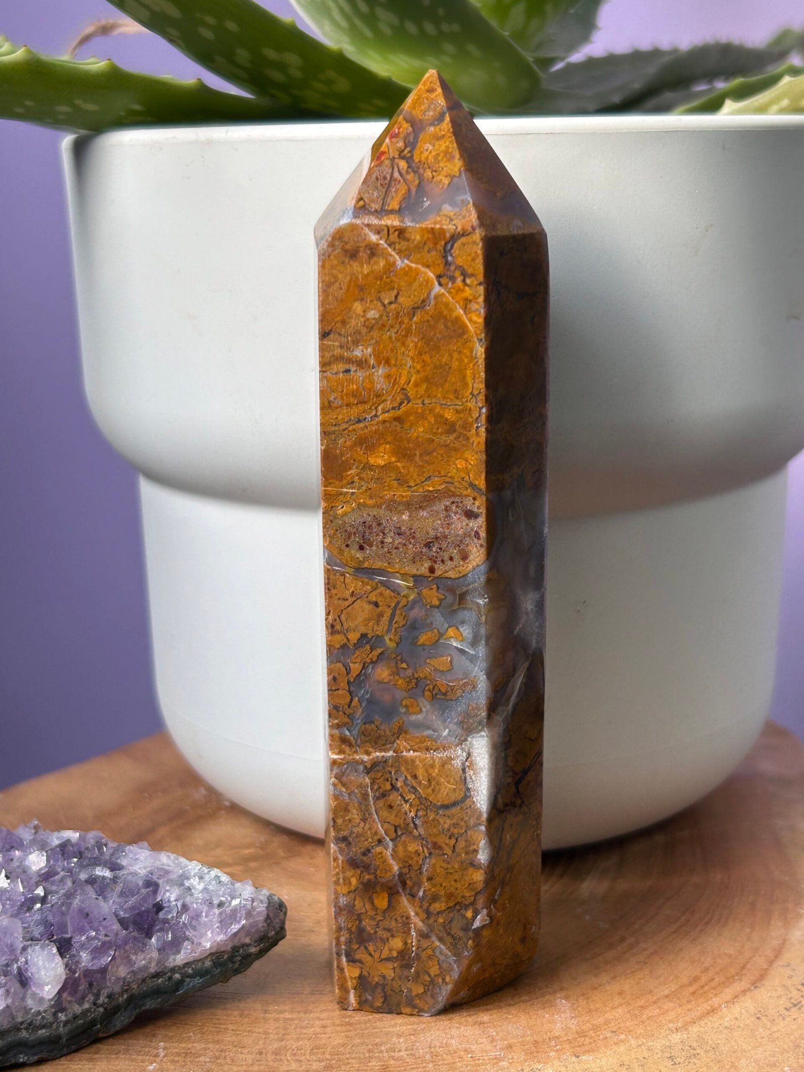 Breccaited Jasper in Agate Tower