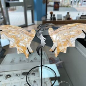 Indonesian Crazy Lace Agate Dragon Wings