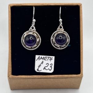 Sterling Silver Amethyst Earrings