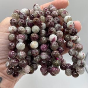 Pink Tourmaline Bead Bracelet