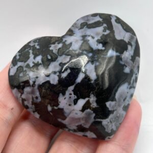 Indigo Gabbro (Mystic Merlinite) Heart