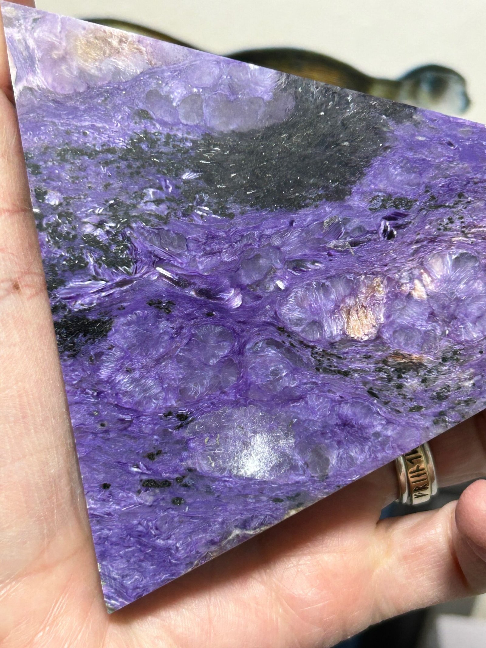 Charoite Slice