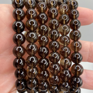 Smoky Quartz Bead Bracelet