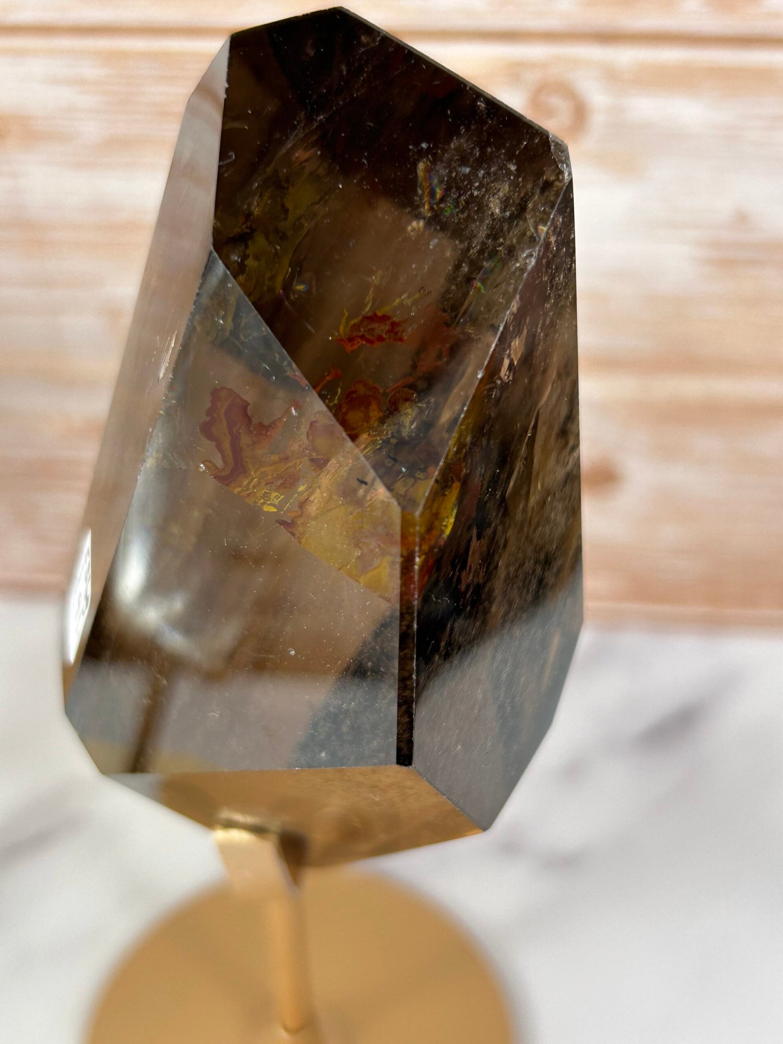 Smoky Quartz Freeform on Stand - Image 4