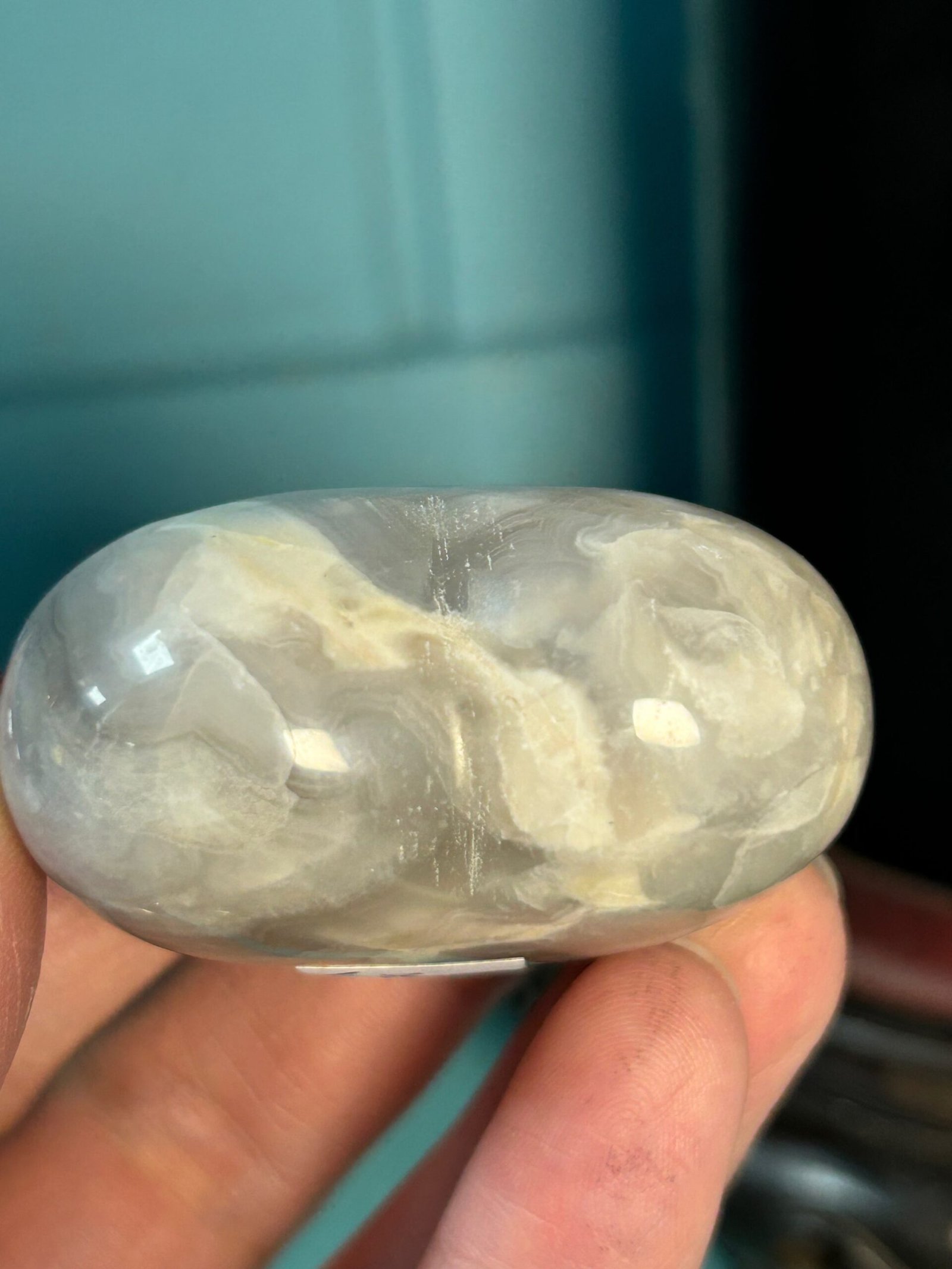 Agate Puffy Heart - Image 3