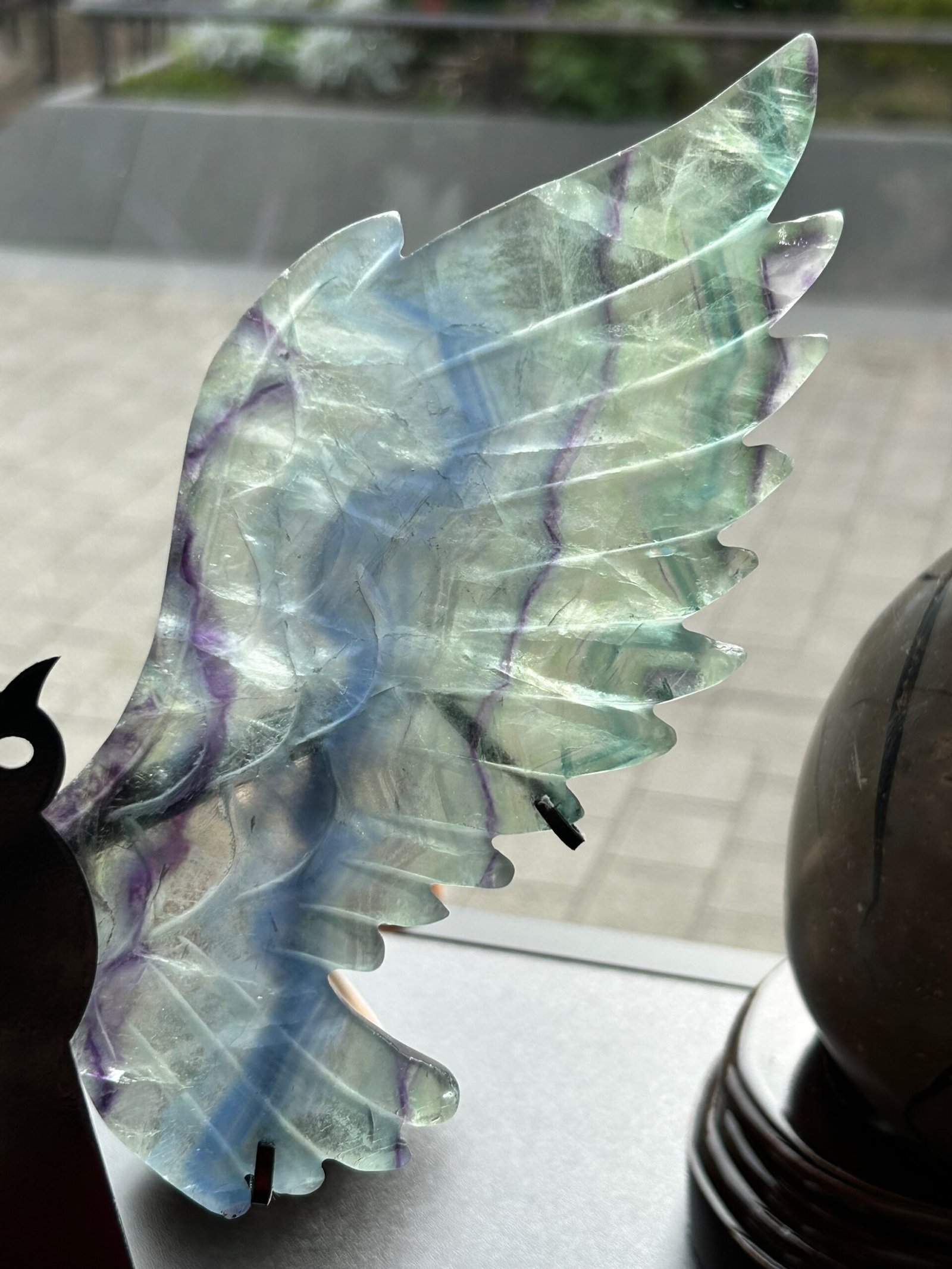 Rainbow Fluorite Owl - Image 4