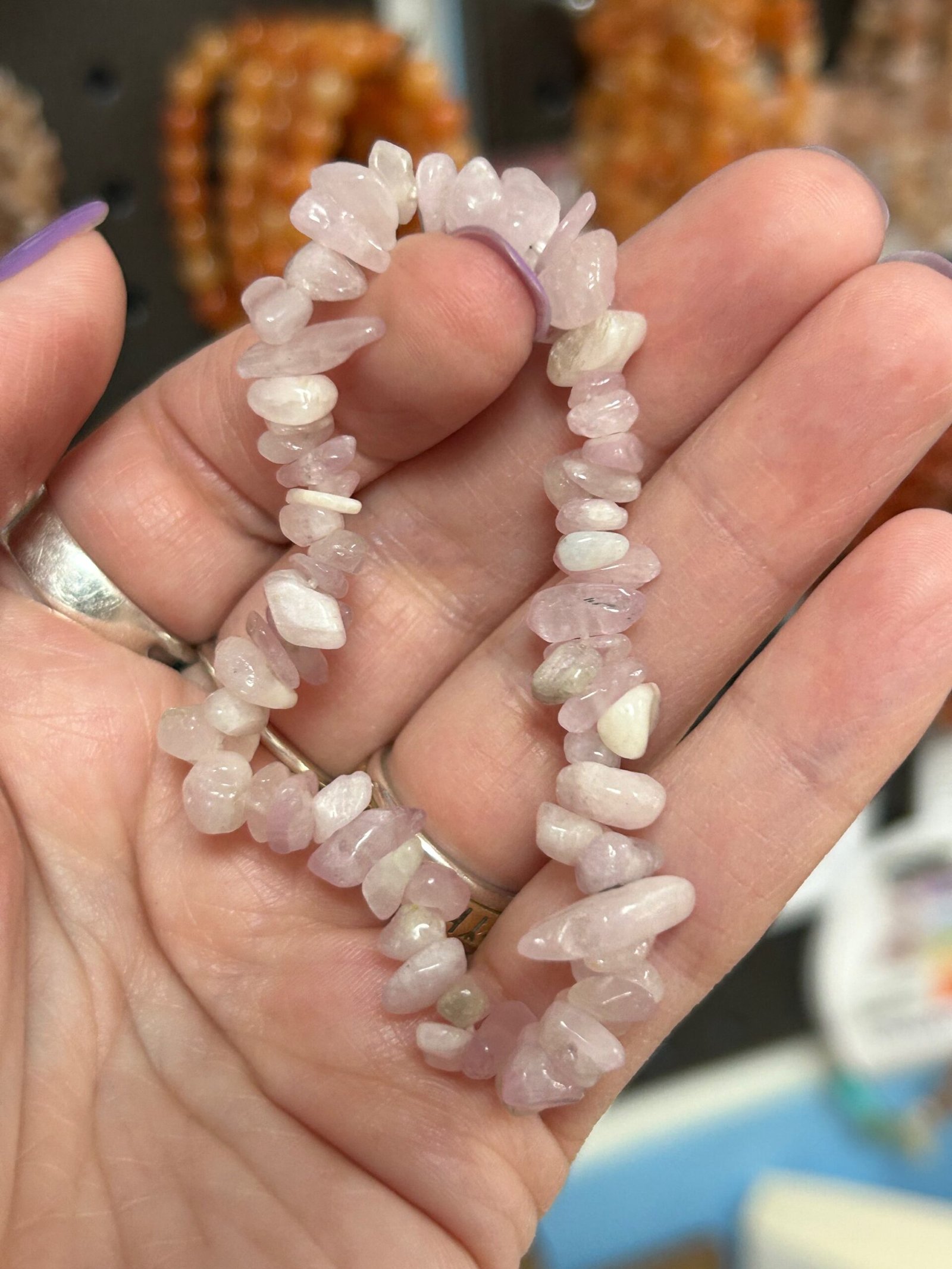 Kunzite Chipstone Bracelet