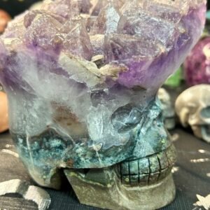 Amethyst Crystal Skull