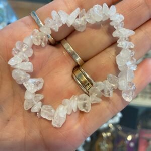 Clear Quartz Chip Bracelet