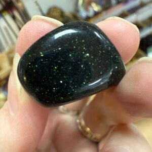 Green Goldstone Tumble Stone