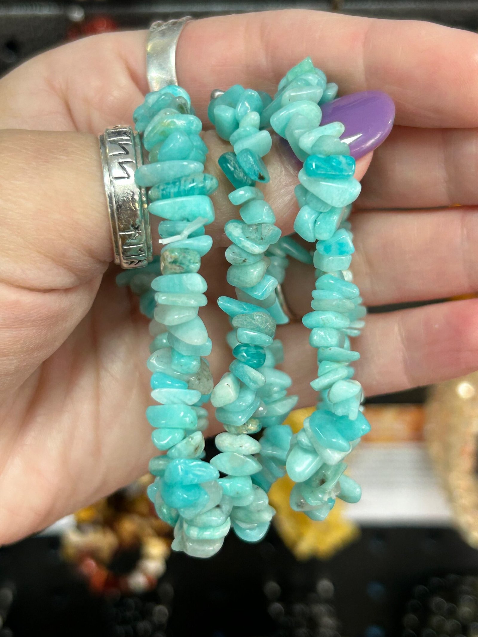 Amazonite Chipstone Bracelet - Image 2