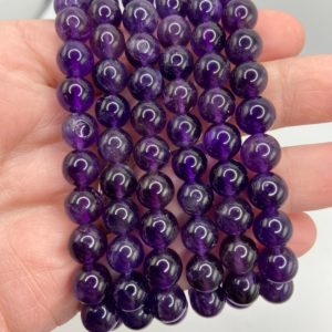 Amethyst Bead Bracelet