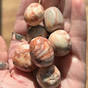 Red Vein Jasper Tumble Stone