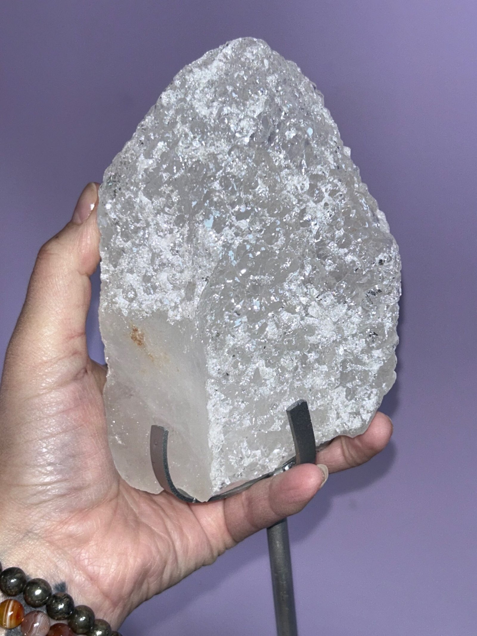 Large Himalayan Nirvana Quartz on Stand - Image 6