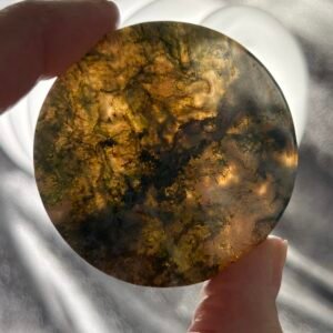 Moss Agate Disc