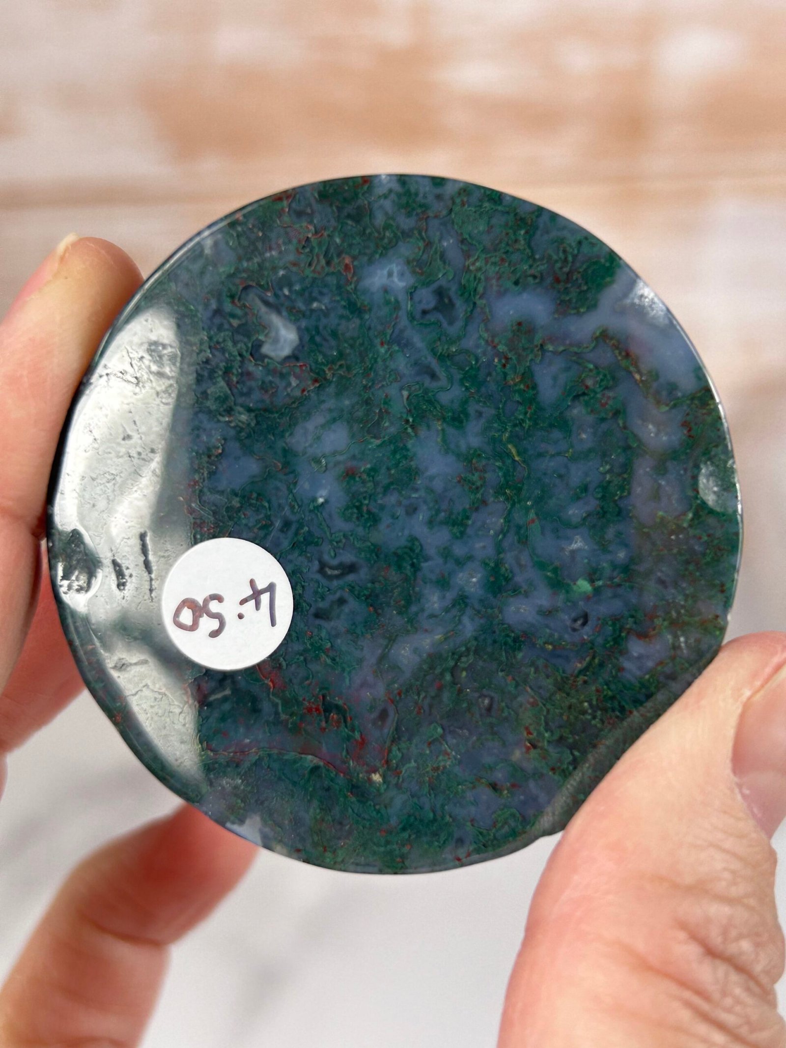 Moss Agate Disc - Image 6