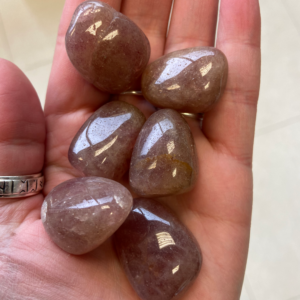 Strawberry Quartz Tumbles