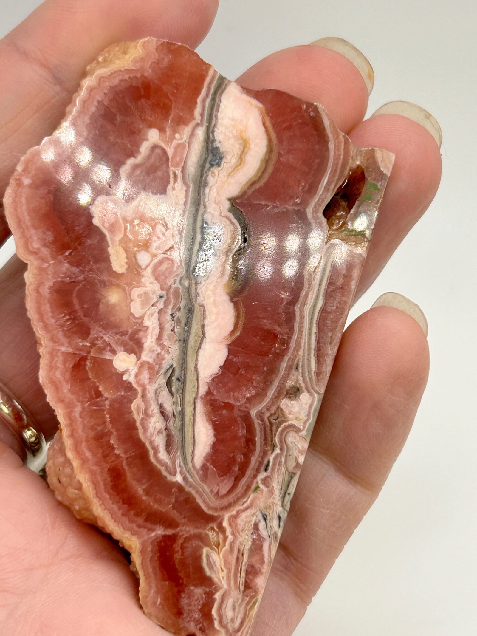 Rhodochrosite Slice