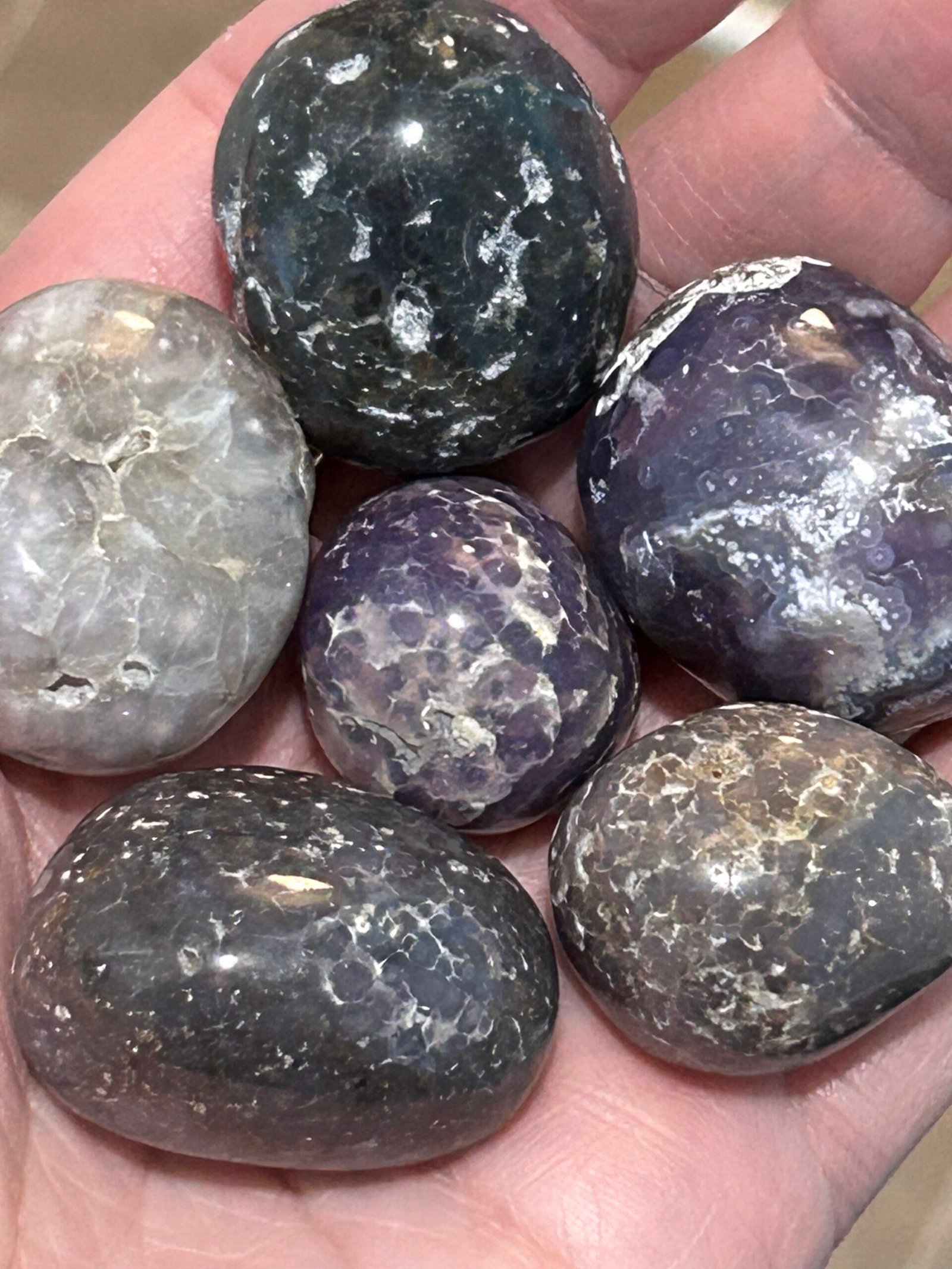 Grape Agate Tumble Stone