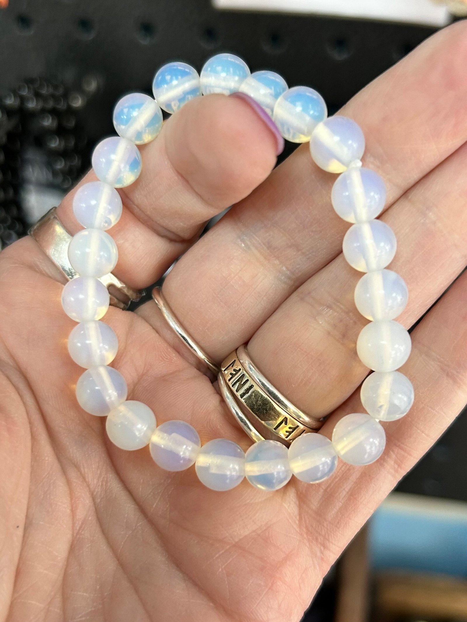 Opalite Bead Bracelet - Image 2