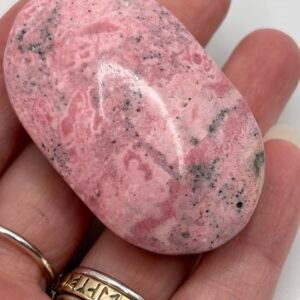 Peruvian Rhodonite Palm Stone