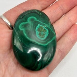 Malachite Palm Stone