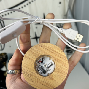 USB White Light Sphere Stand