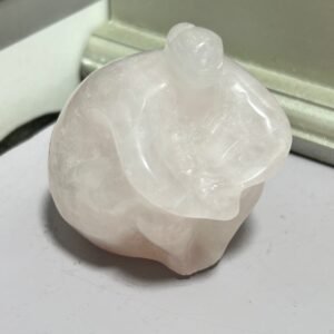 Rose Quartz Goddess Carving