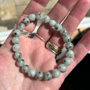 Kiwi Jasper Bead Bracelet