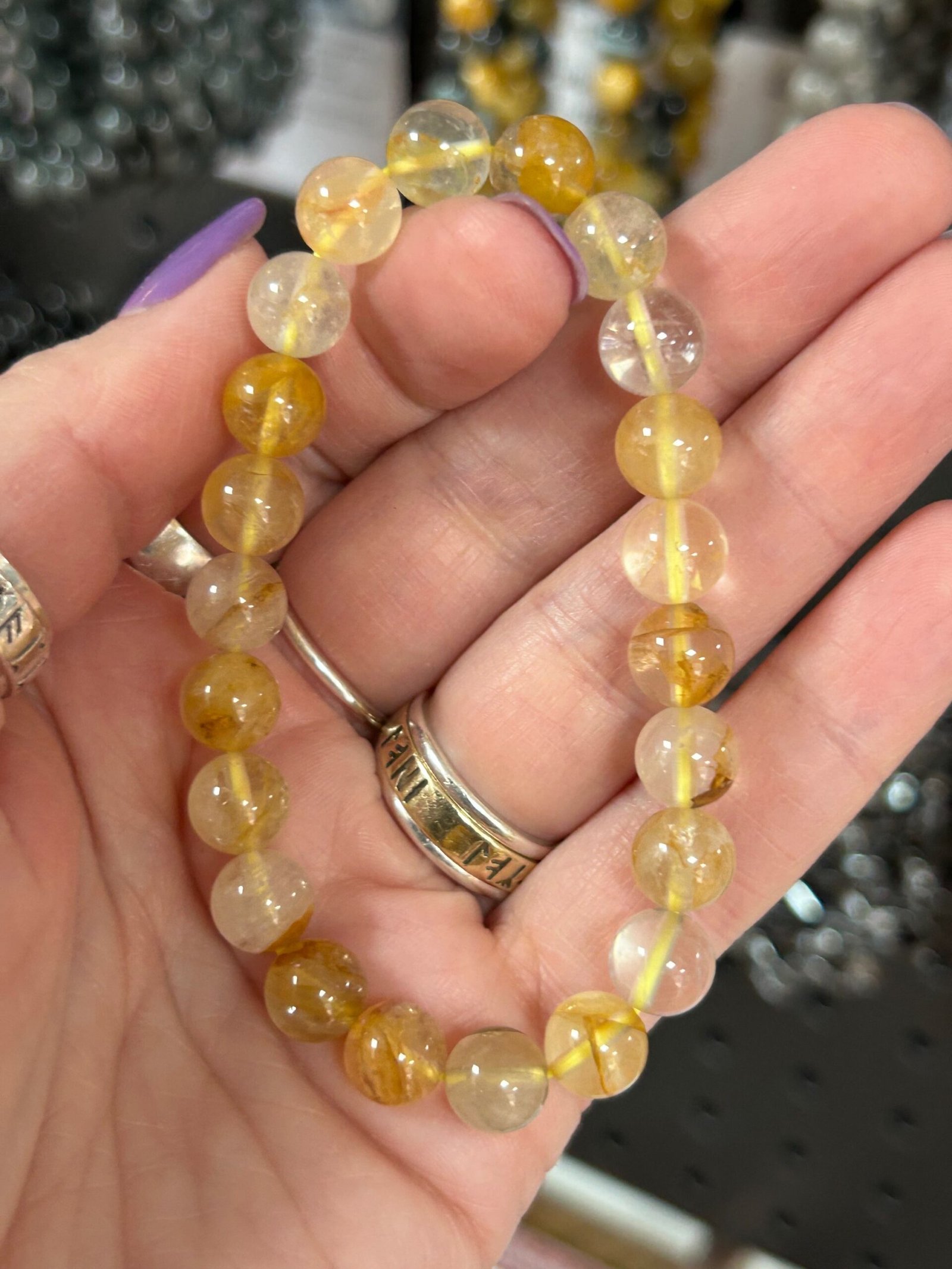 Golden Healer Bead Bracelet