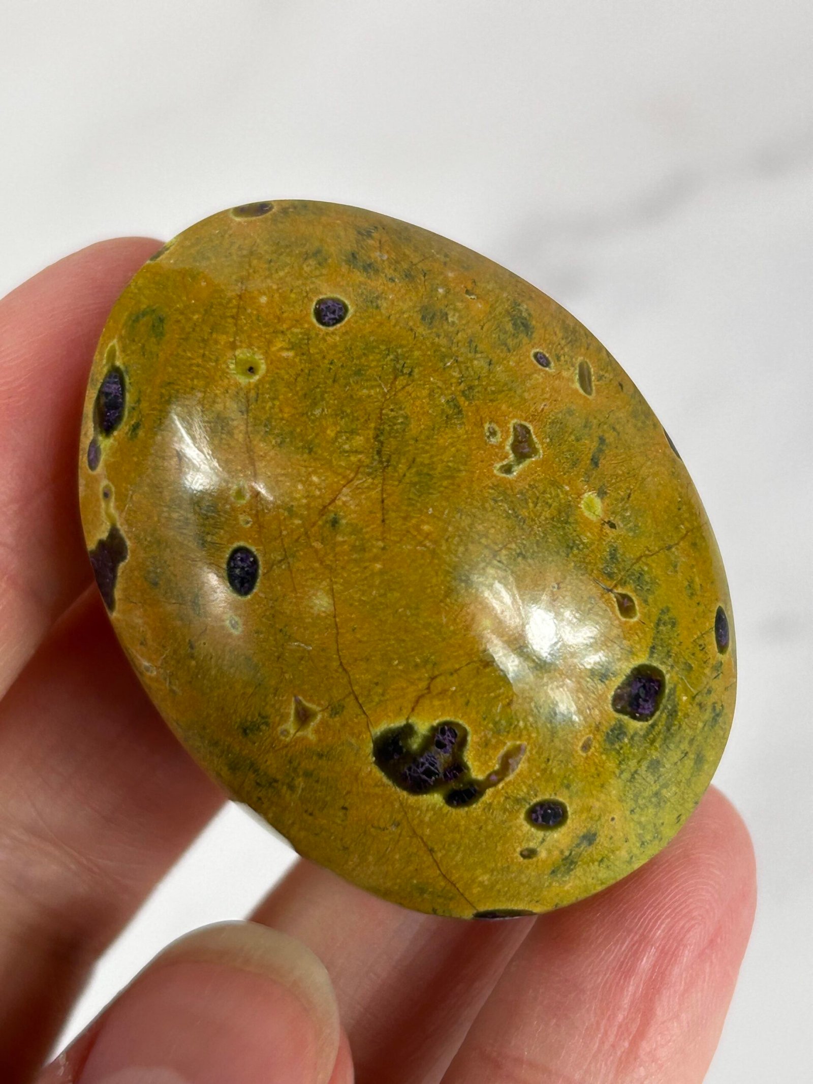 Atlantisite Palm Stone