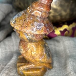 Ocean Jasper Owl Carving