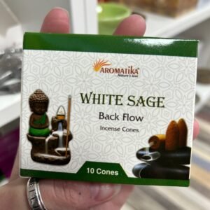 White Sage Back Flow Incense Cones