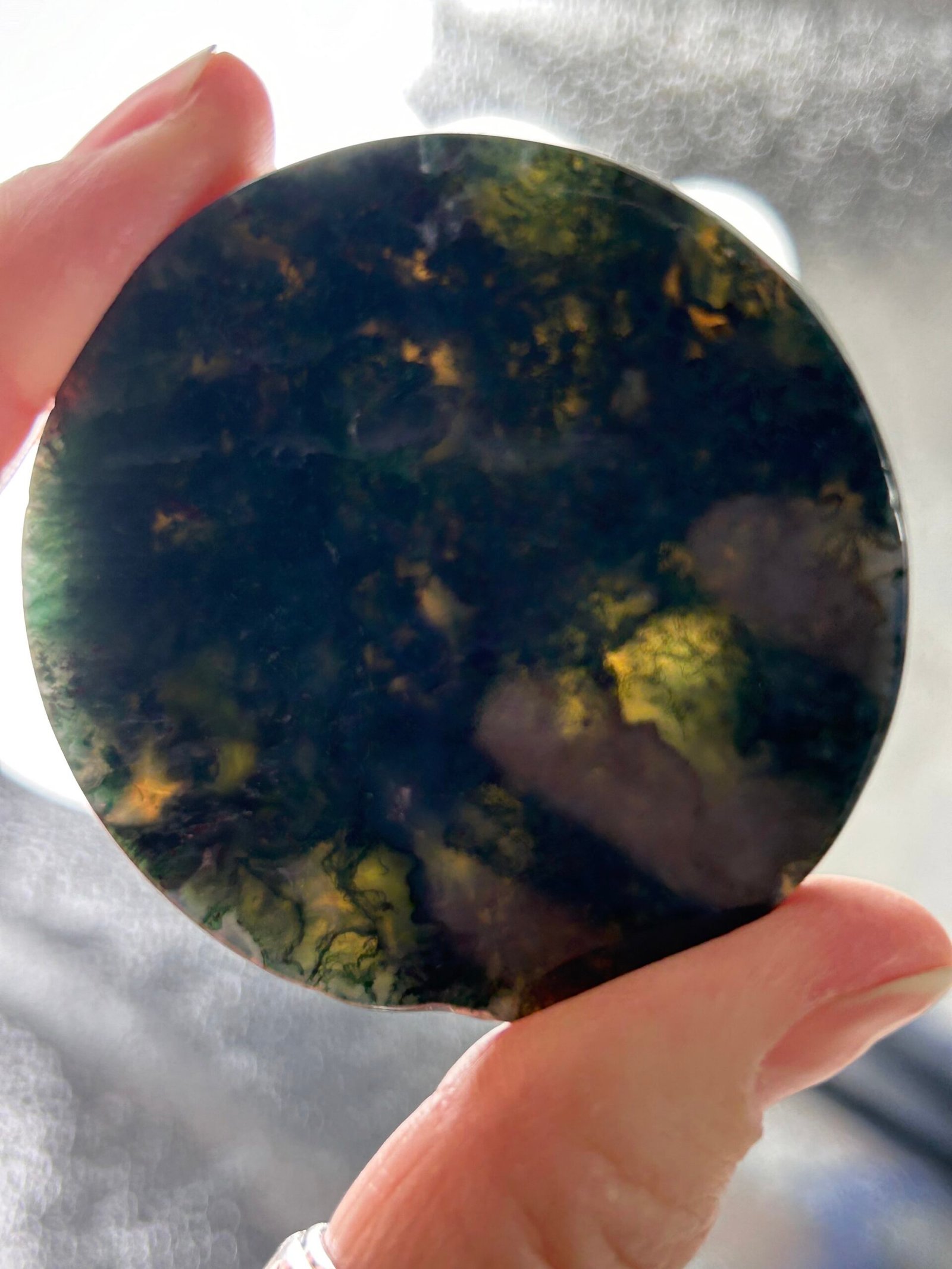 Moss Agate Disc - Image 5