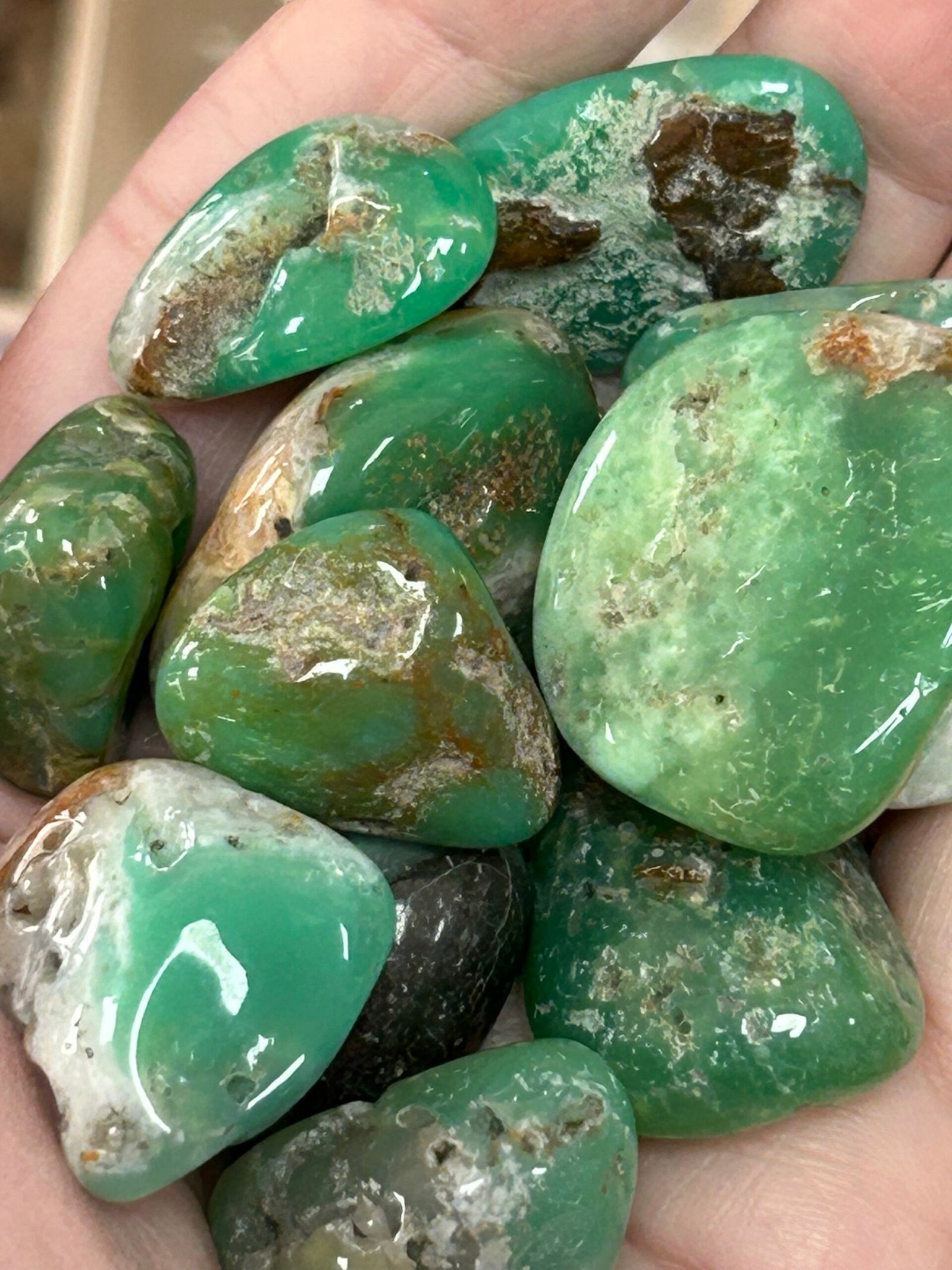 Chrysoprase Tumble Stone