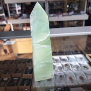 High Quality Green Calcite Tower