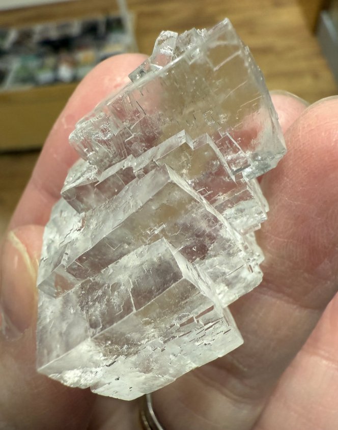 Natural Green Polish Halite Specimen