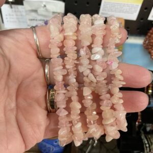 Morganite Chip Stone Bracelet