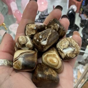 Chocolate Calcite Tumble Stone