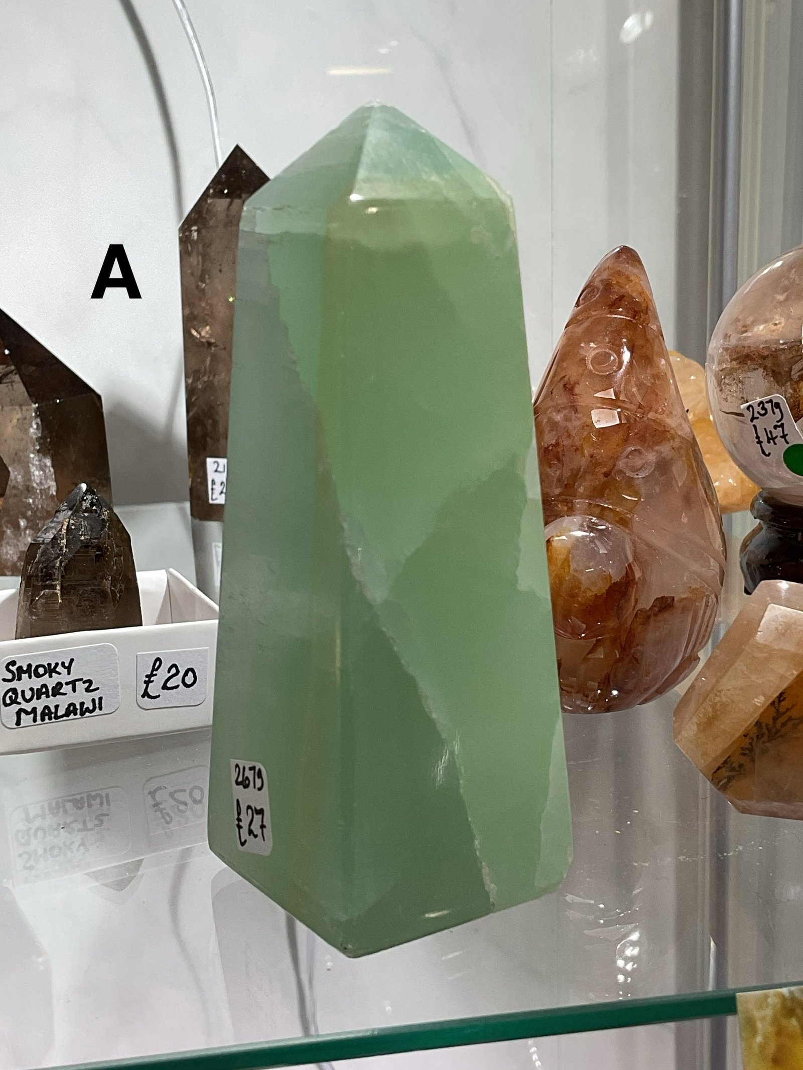 Pistachio Calcite Tower - Image 2