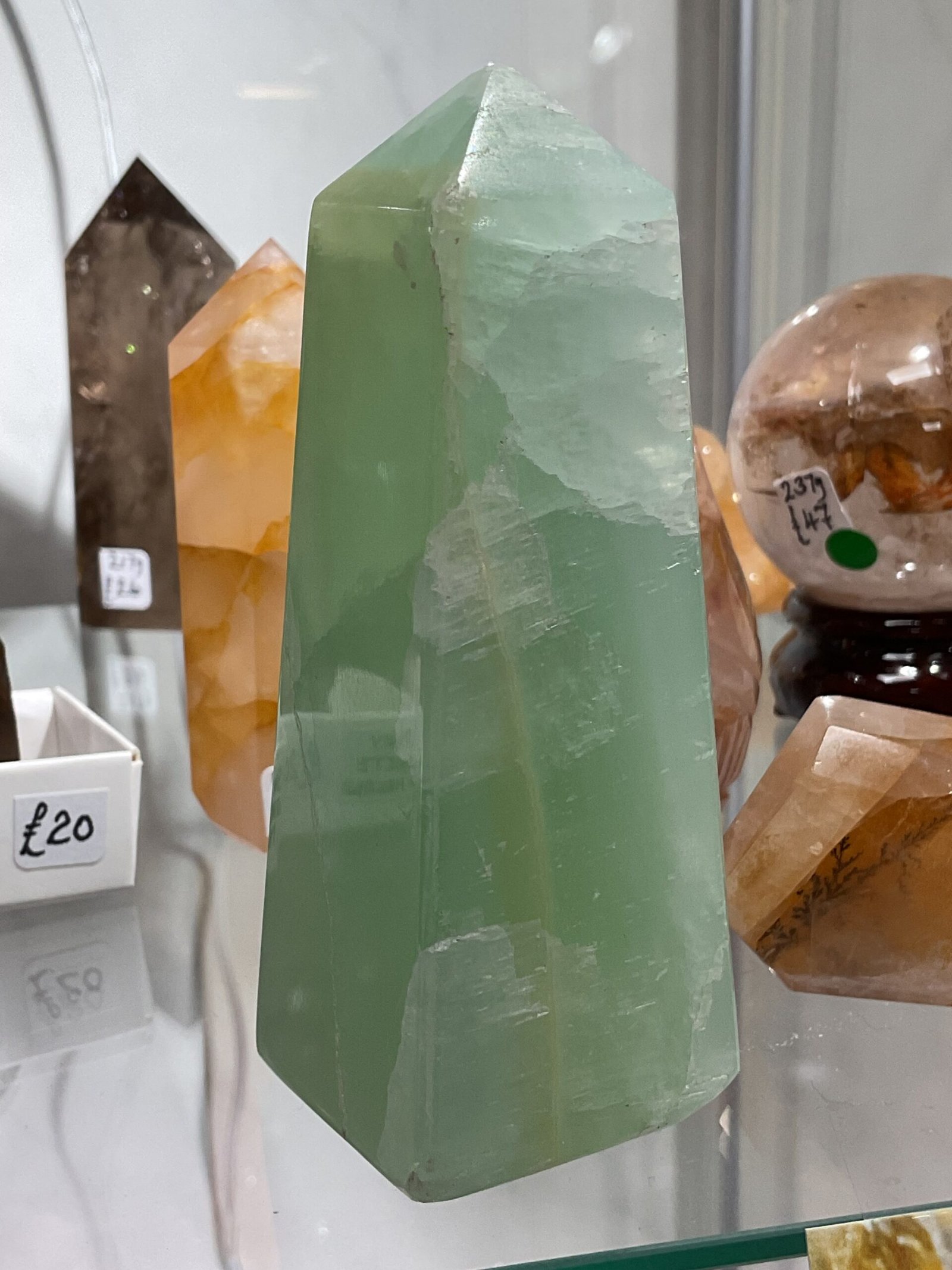 Pistachio Calcite Tower - Image 3
