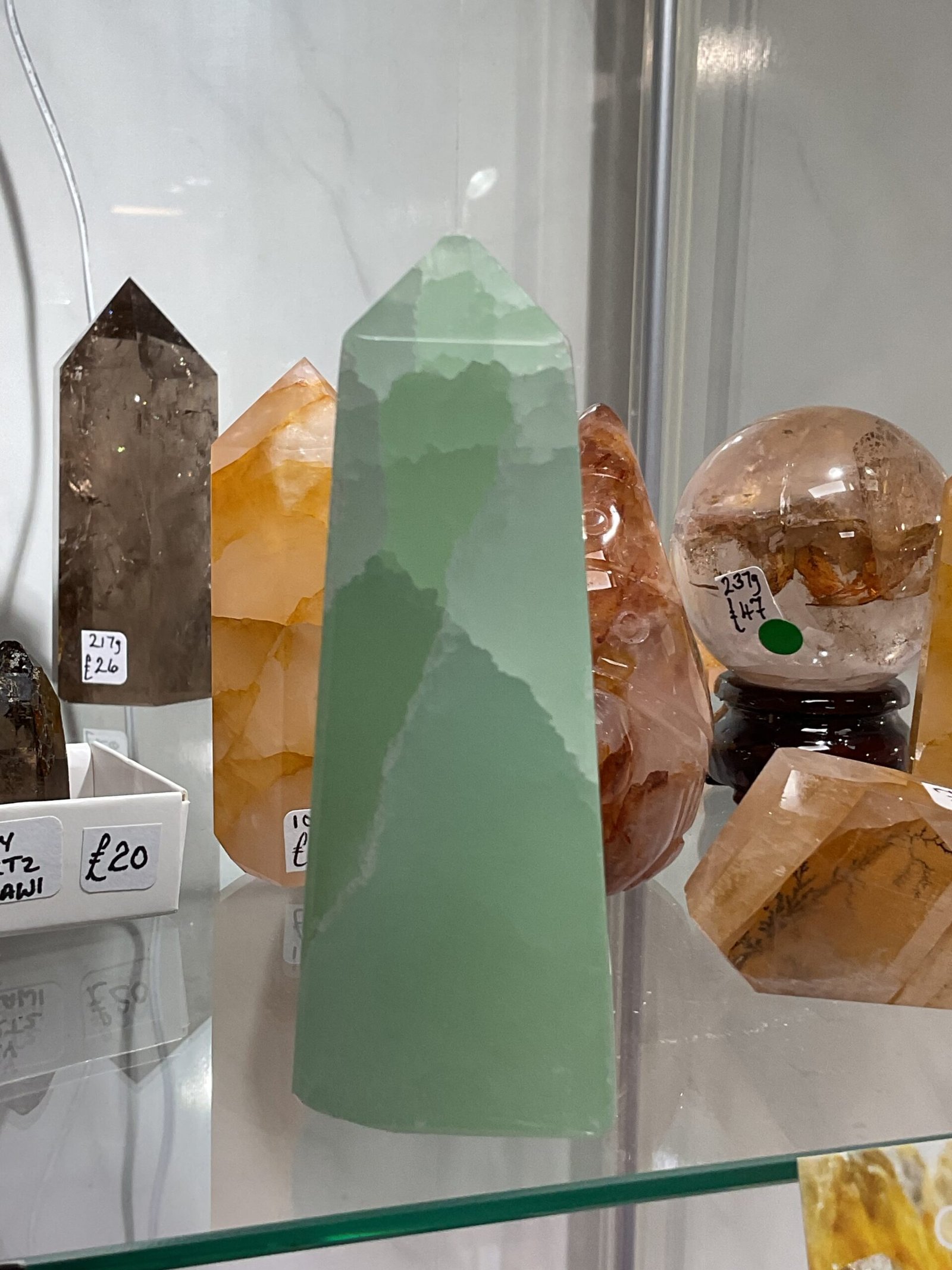 Pistachio Calcite Tower - Image 4