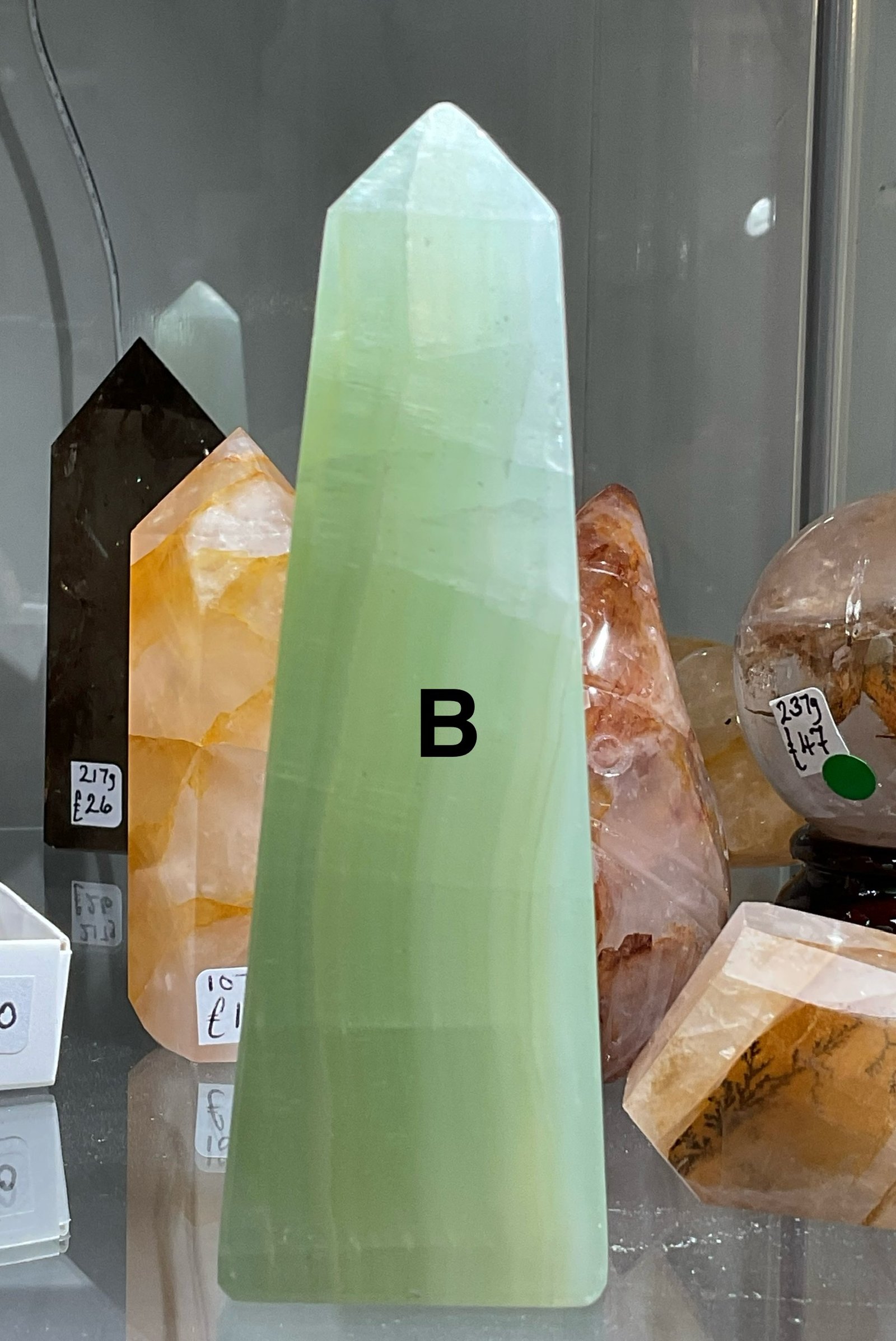 Pistachio Calcite Tower - Image 6
