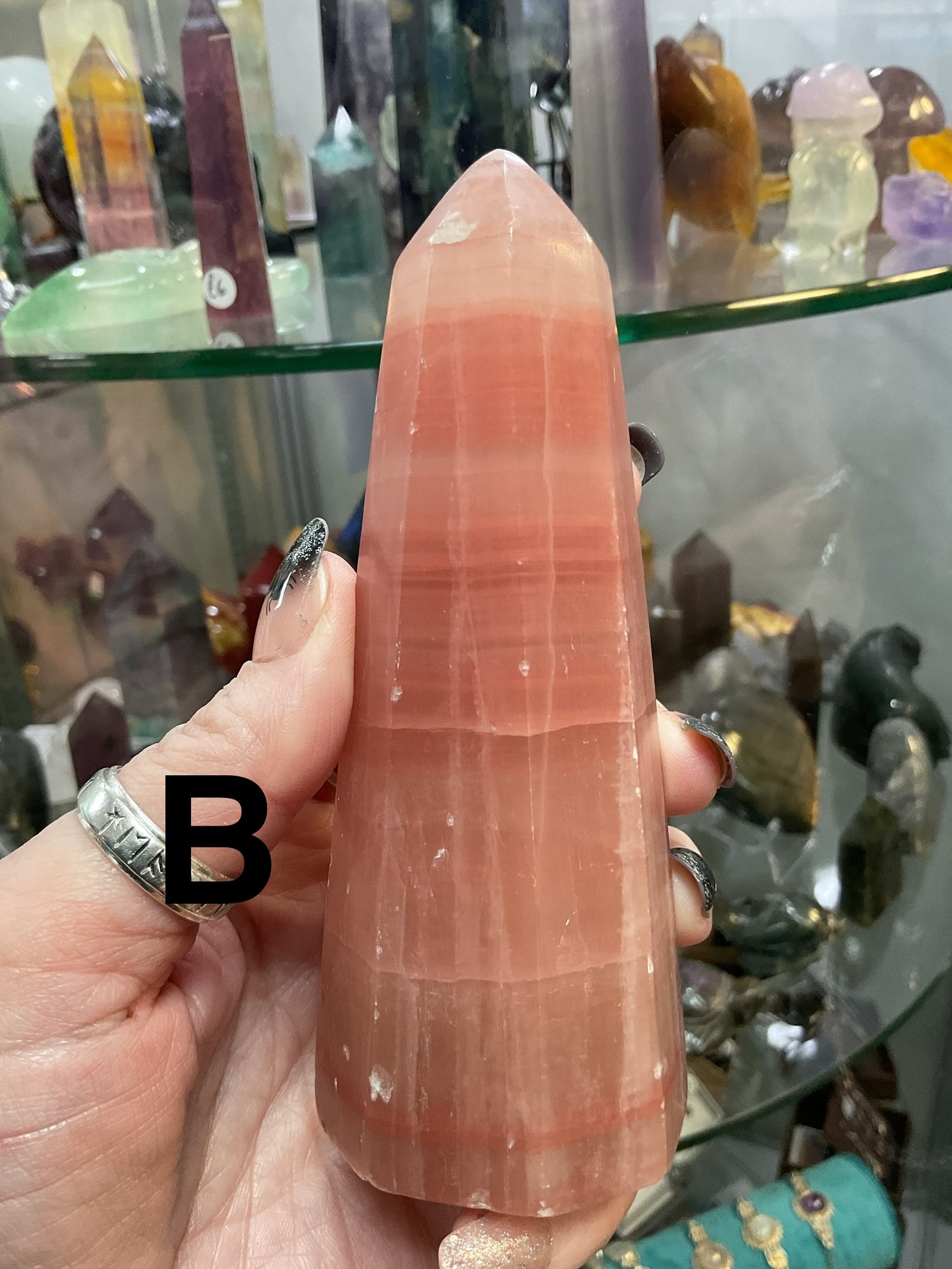 Rose calcite Tower - Image 4
