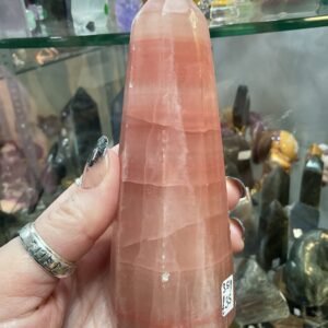 Rose calcite Tower
