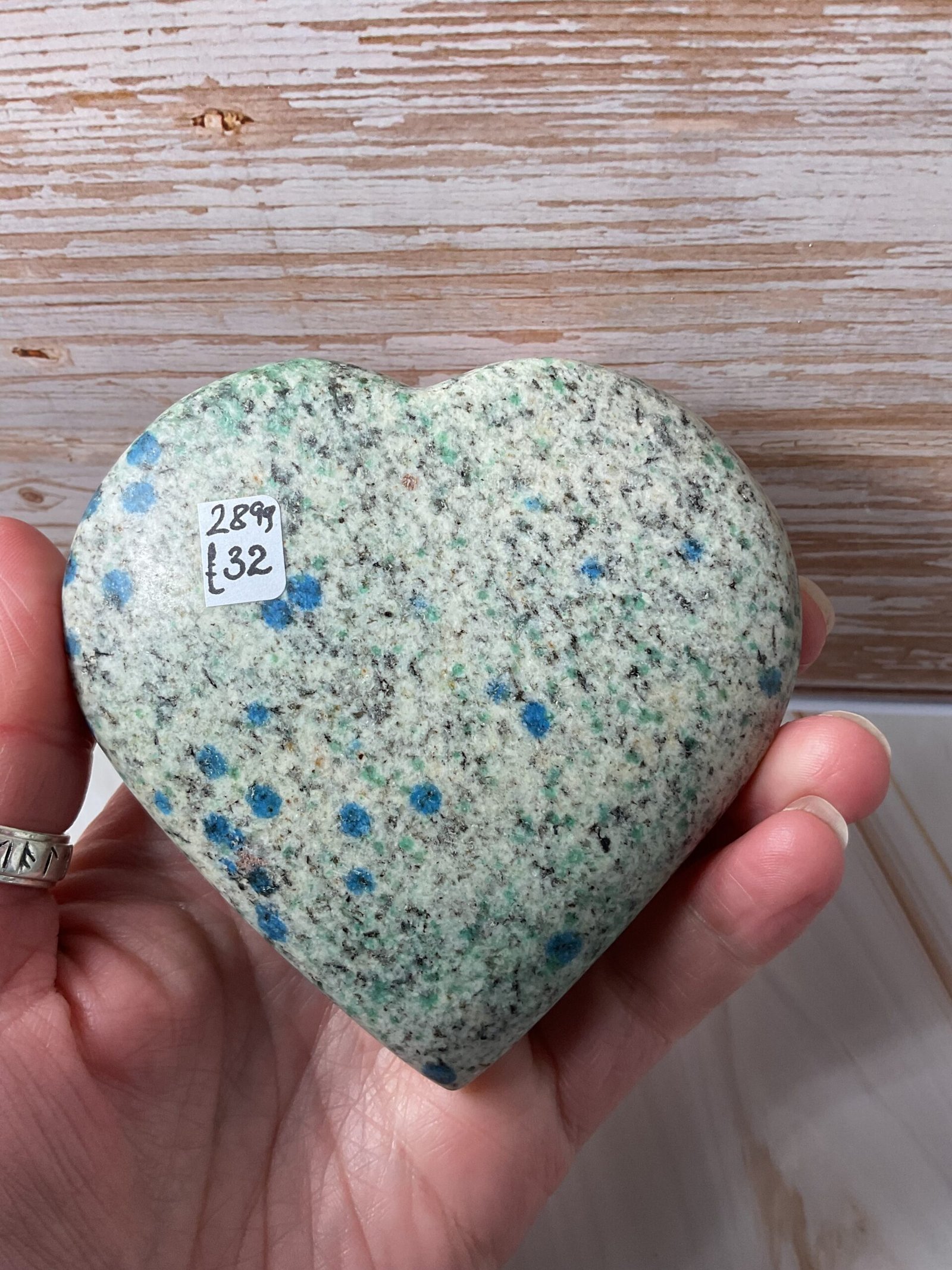 K2 Jasper Heart Palm Stone - Image 3